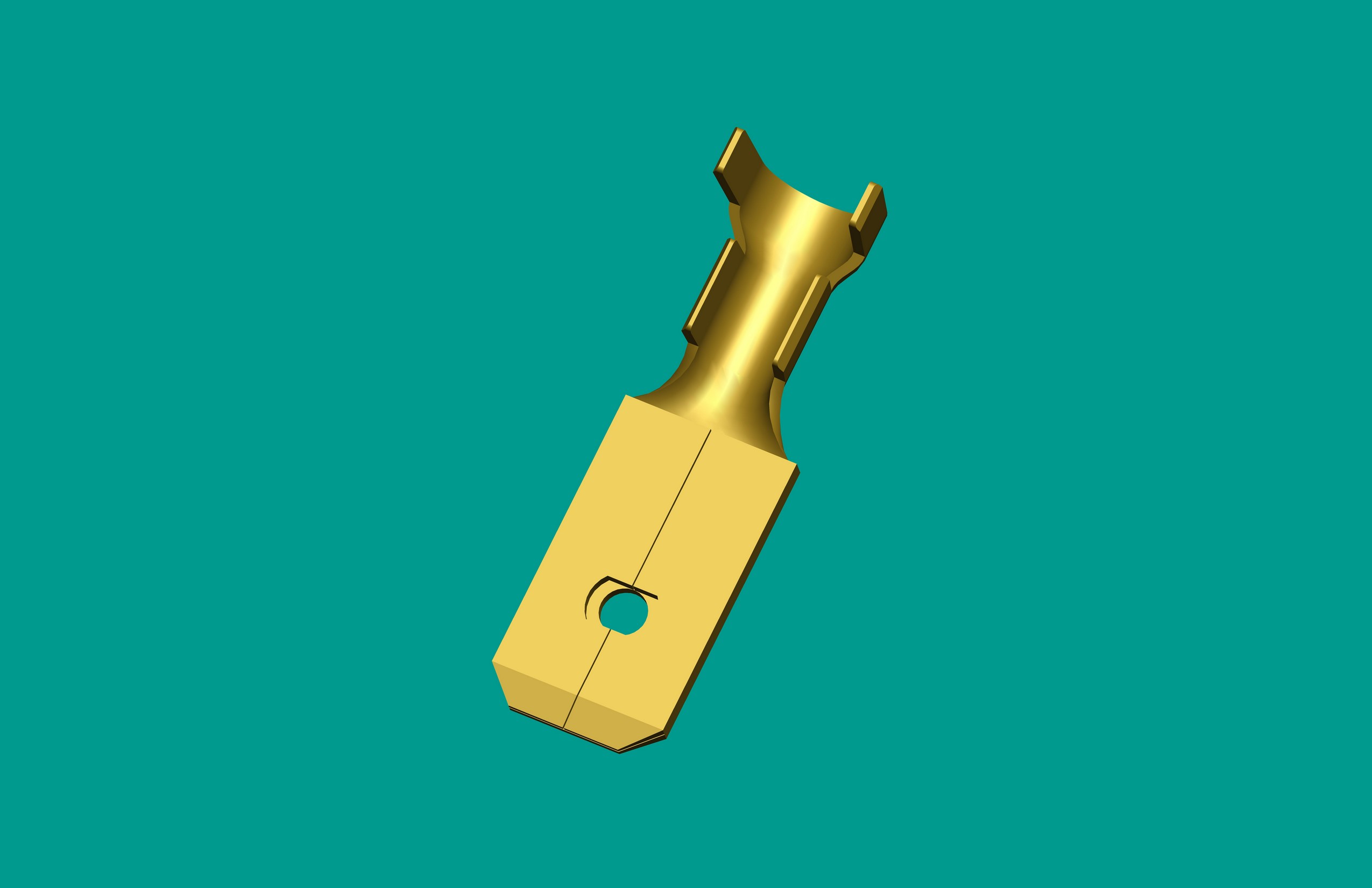 250無(wú)刺短插片直連中腳